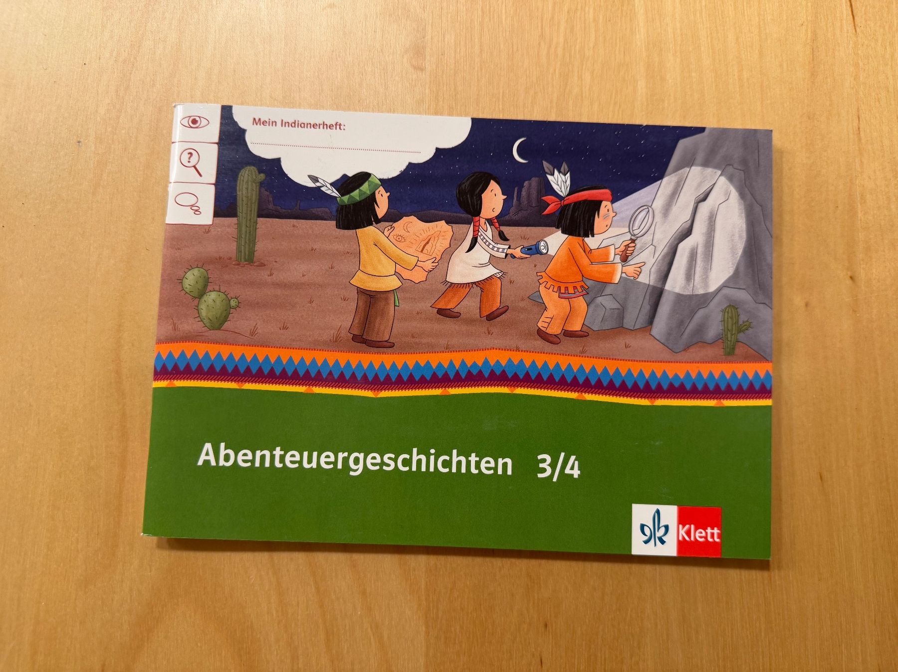 Libri: Klett Abenteuergeschichten 3/4 Indianerheft – Nuovo (secondo la descrizione) da Goldach venduto da Hibiskus23