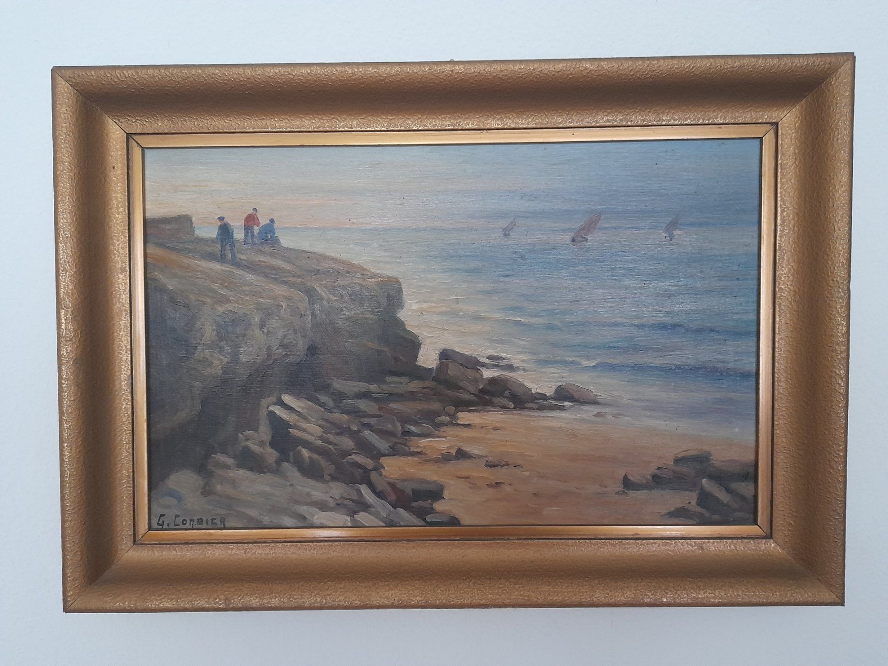 Dipinti: Ölgemälde Atlantikküste ca. 1930er – Usato da Zollikon venduto da TimeIsMoney 1