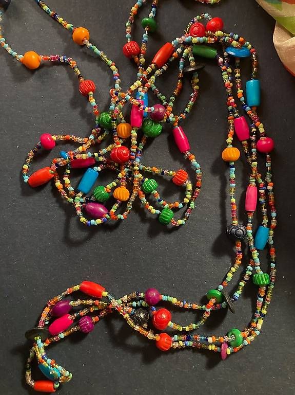 Catenine: Bunte Sommerhalskette, Modeschmuck – Usato da St. Gallen venduto da jbr_q7tx 1
