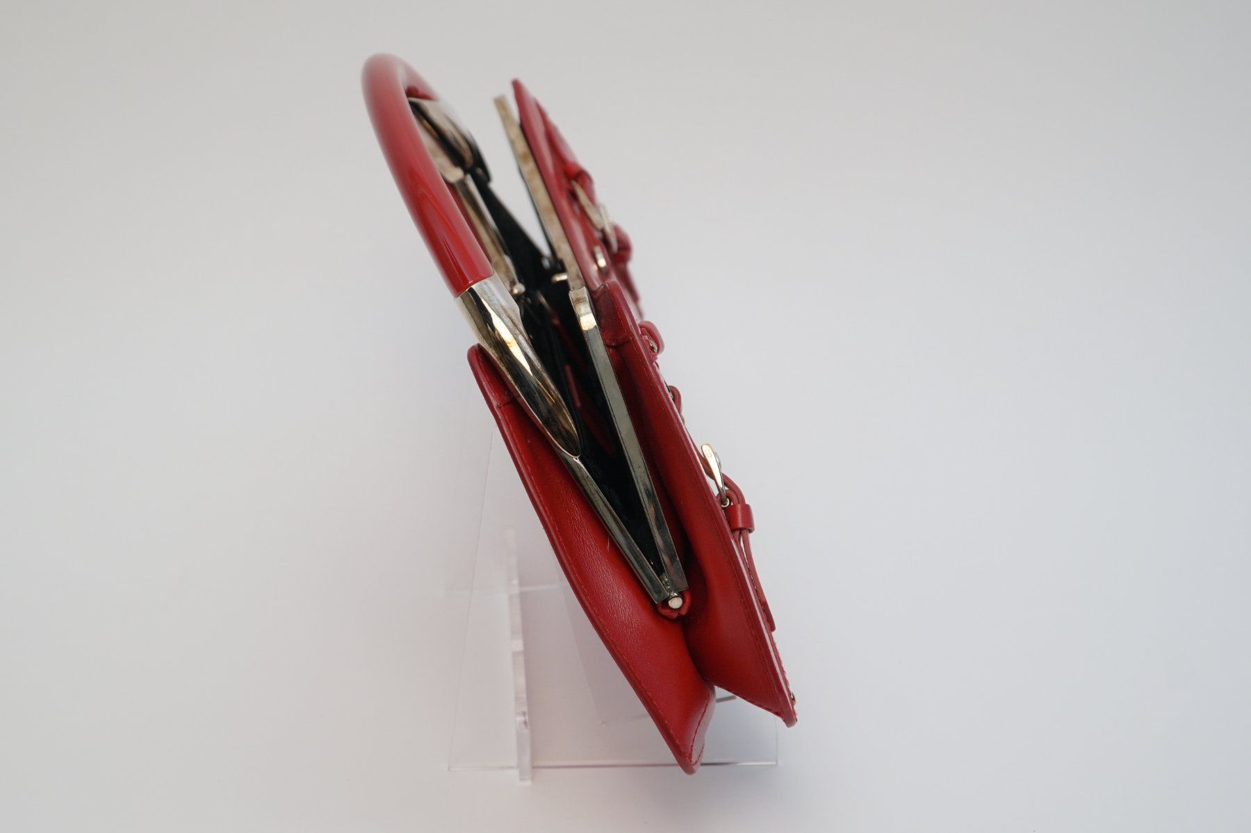 Dior Borse da donna: Sac à main Dior en cuir rouge Bondage – Usato da Bogis-Bossey venduto da VNT-GE.ch 2