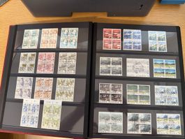 Album mit 29 Seiten Inhalt 4er Blöcke Schweiz