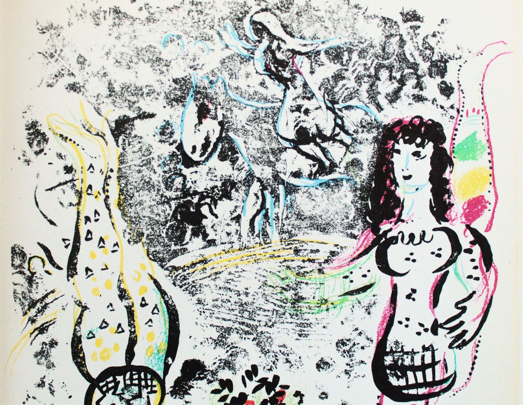 Grafica & Litografie: Marc Chagall - Spiel der Akrobaten - Lithographie 1963 – Usato da Ponte Tresa venduto da 11GalleriaAlterEgo11 3