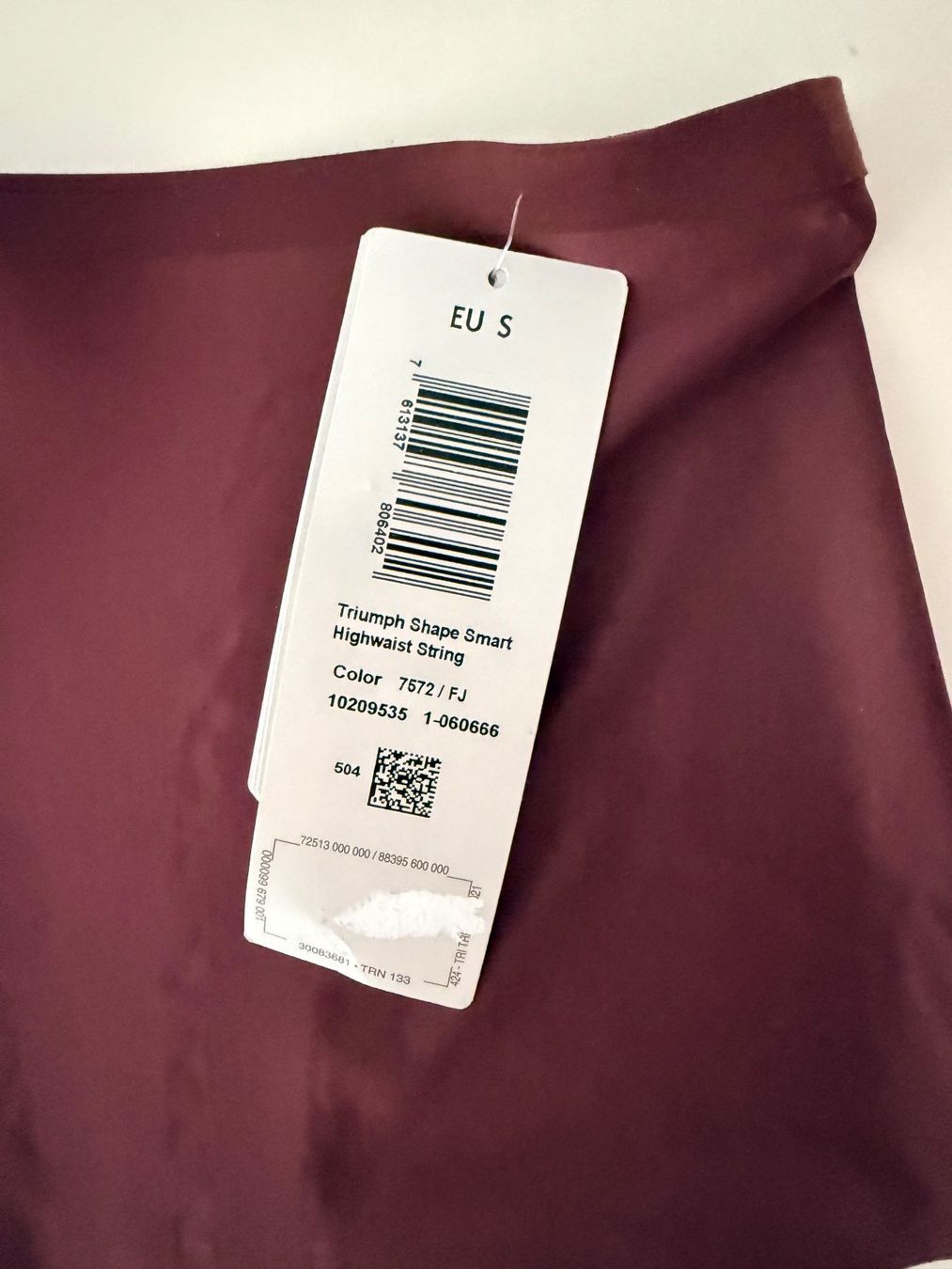 Triumph Sonstige Unterwäsche: TRIUMPH, Highwaist String SHAPE SMART, Grösse S, Dunkelbraun – Neu und originalverpackt aus Rudolfstetten von gst_g7xl 1