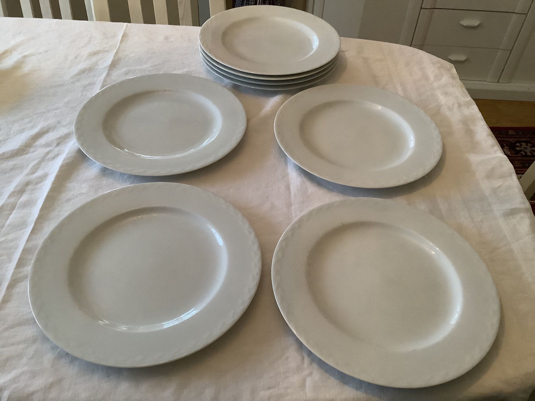 Piatti: 8 TCM Speiseteller, weiss – Usato da Wädenswil venduto da Jsi.Z01 4