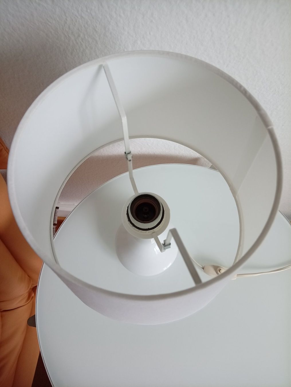 Lampade: Schöne Vintage Lampe Opalglas 50er, Schirm neu oder original – Usato da Luzern venduto da Seri4 9