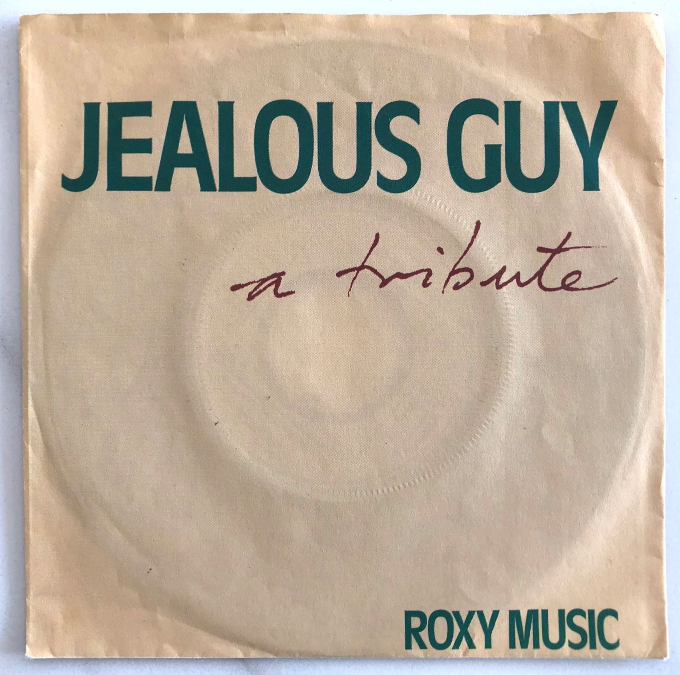 Dischi in vinile: ROXY MUSIC - JEALOUS GUY – Usato da Poliez-Pittet venduto da Newtown-Records