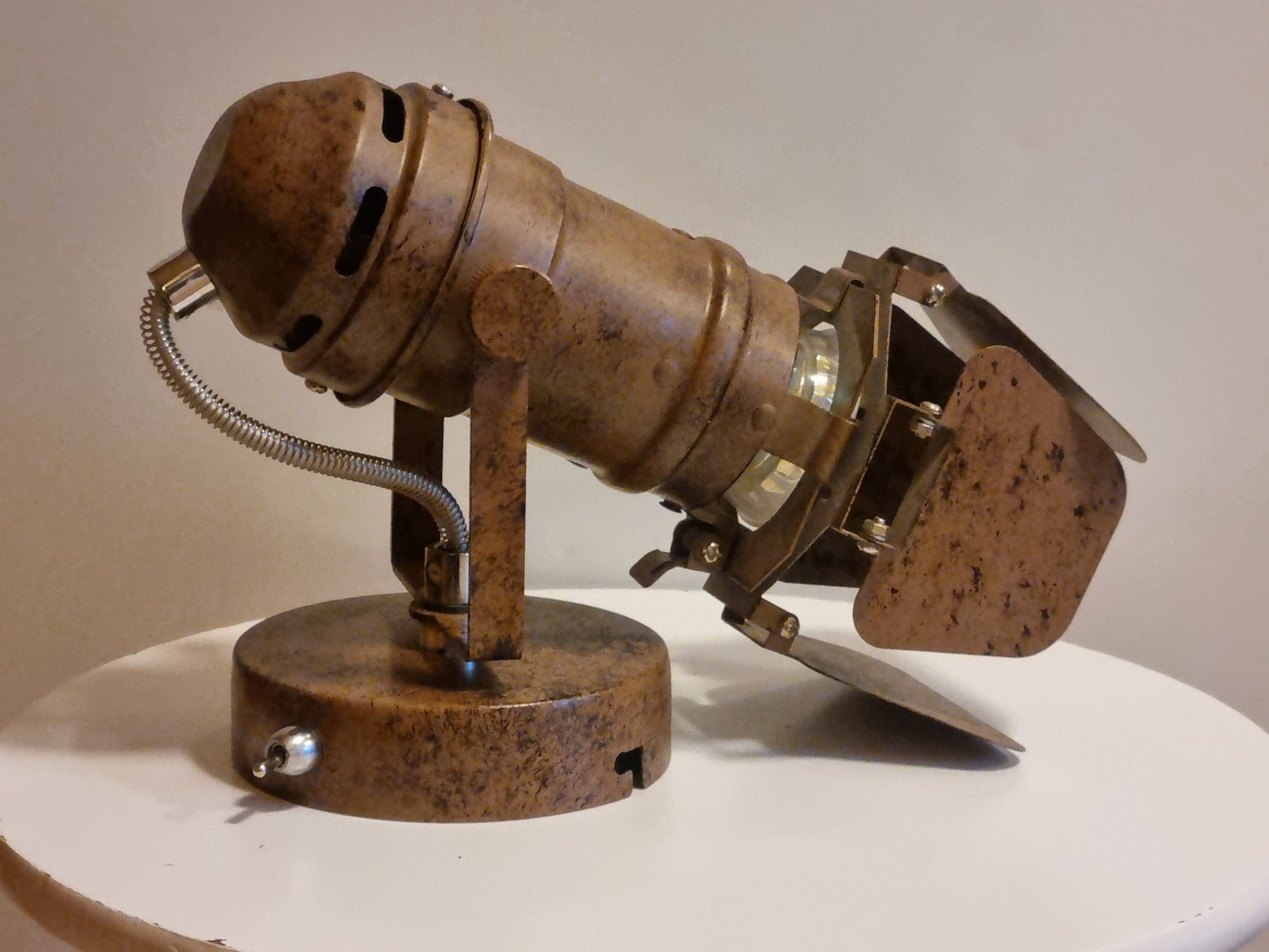 Lampen: Industrie Spot Lampe verstellbar – Gebraucht aus Scharnachtal von devin03 4