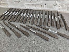 25 x Flachmeißel SDS Plus Bohrhammer Meißel Flach 14 x 250mm