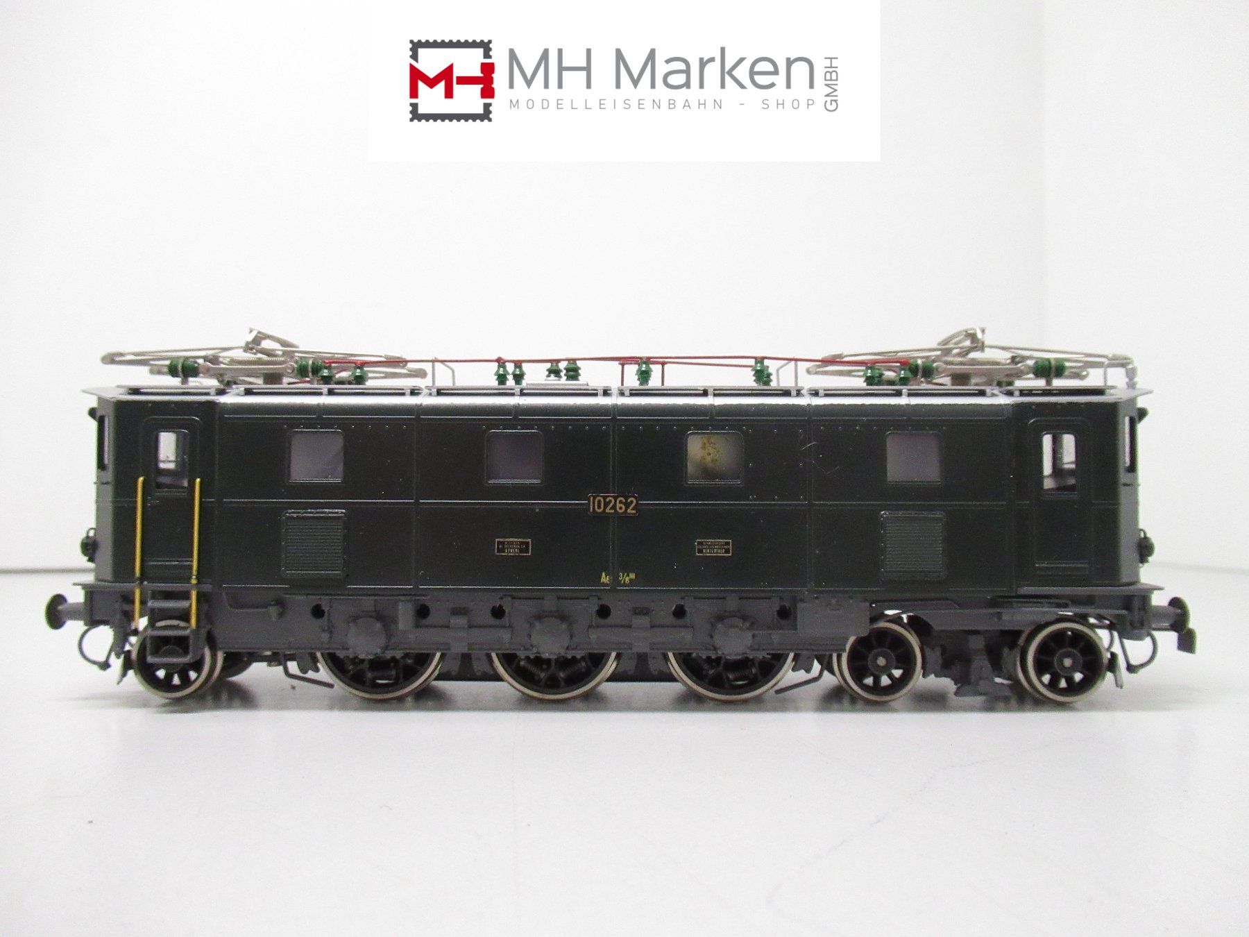 Fulgurex Modellini di ferrovie: Fulgurex E-Lok Ae 3/6 II SBB CFF FFS Analog Messing DC H0 – Usato da Basel venduto da mhmarken