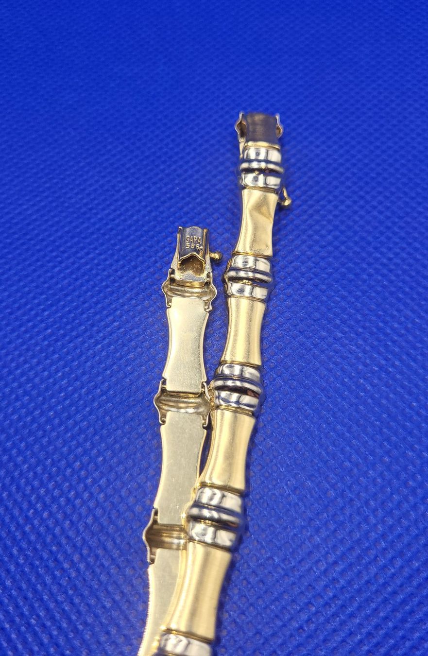 Bracciali & Braccialetti: Gold 585 Bicolour Armband – Usato da Wald ZH venduto da Aniade 3