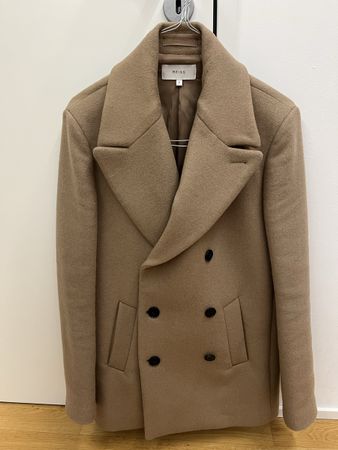 Reiss Wool Blend double breasted Coat - Size S
