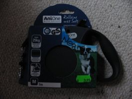 Roll Leine Flexileine anione schwarz Grösse M neu