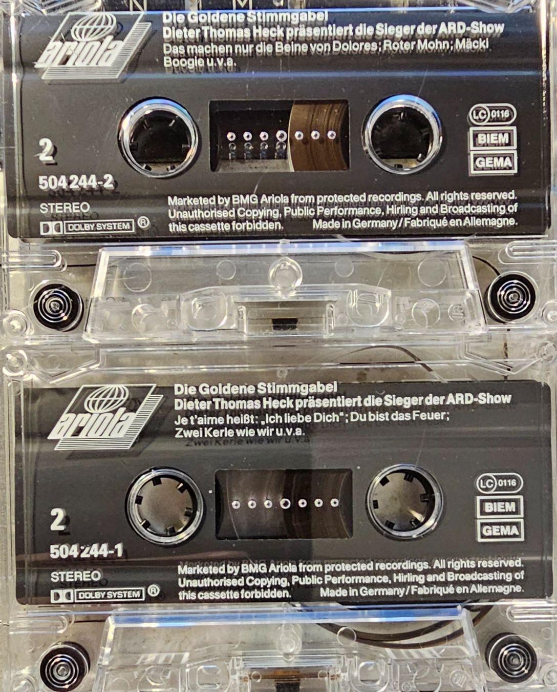 Cassettes audio: MC - Die goldene Stimmgabel – D'occasion à Wahlen b. Laufen par Cg10 3