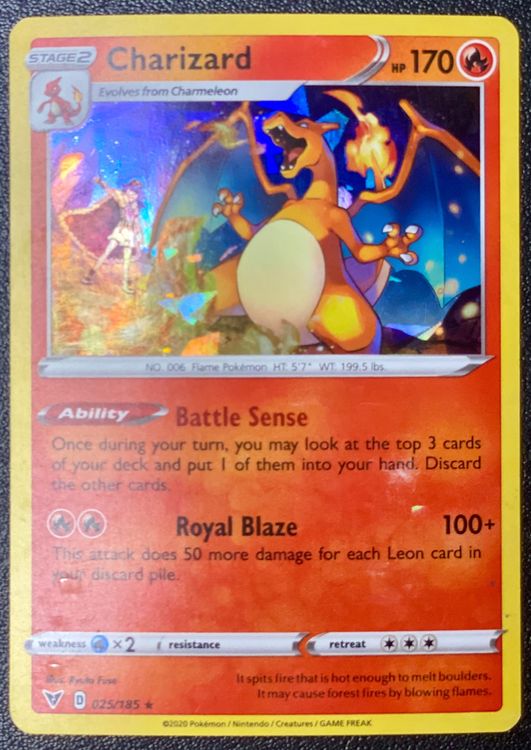 Charizard #025 Cracked Ice Holo (Gebraucht) in Niedergösgen für CHF 1 ...