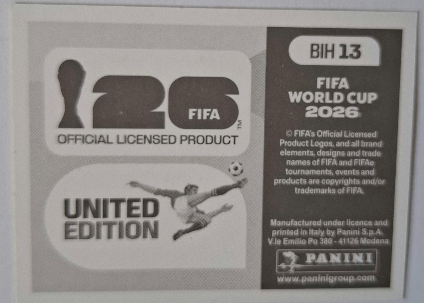 Panini Carte collezionabili: WM 2026 Paninibild Nr. BIH13.. – Nuovo (secondo la descrizione) da Rotkreuz venduto da keerthdi 1