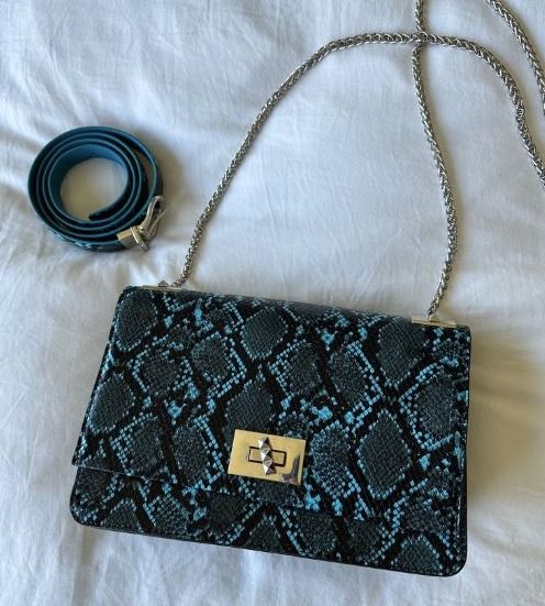 Taschen für Damen: Tasche und Gürtel Schlangenoptik - Caprisa – Gebraucht aus Jonen von Lux.K.