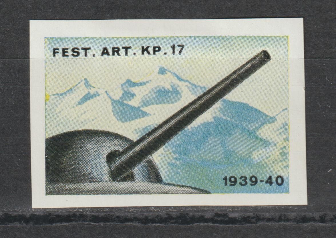 Alle Briefmarken: Artillerie Nr. 124/2 * – Gebraucht aus Siebnen von Fstaehli