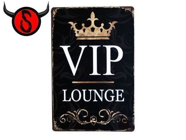 Insegne: Blechschild - VIP Lounge – Nuovo e nell'imballaggio originale da Buchs SG venduto da Skullep