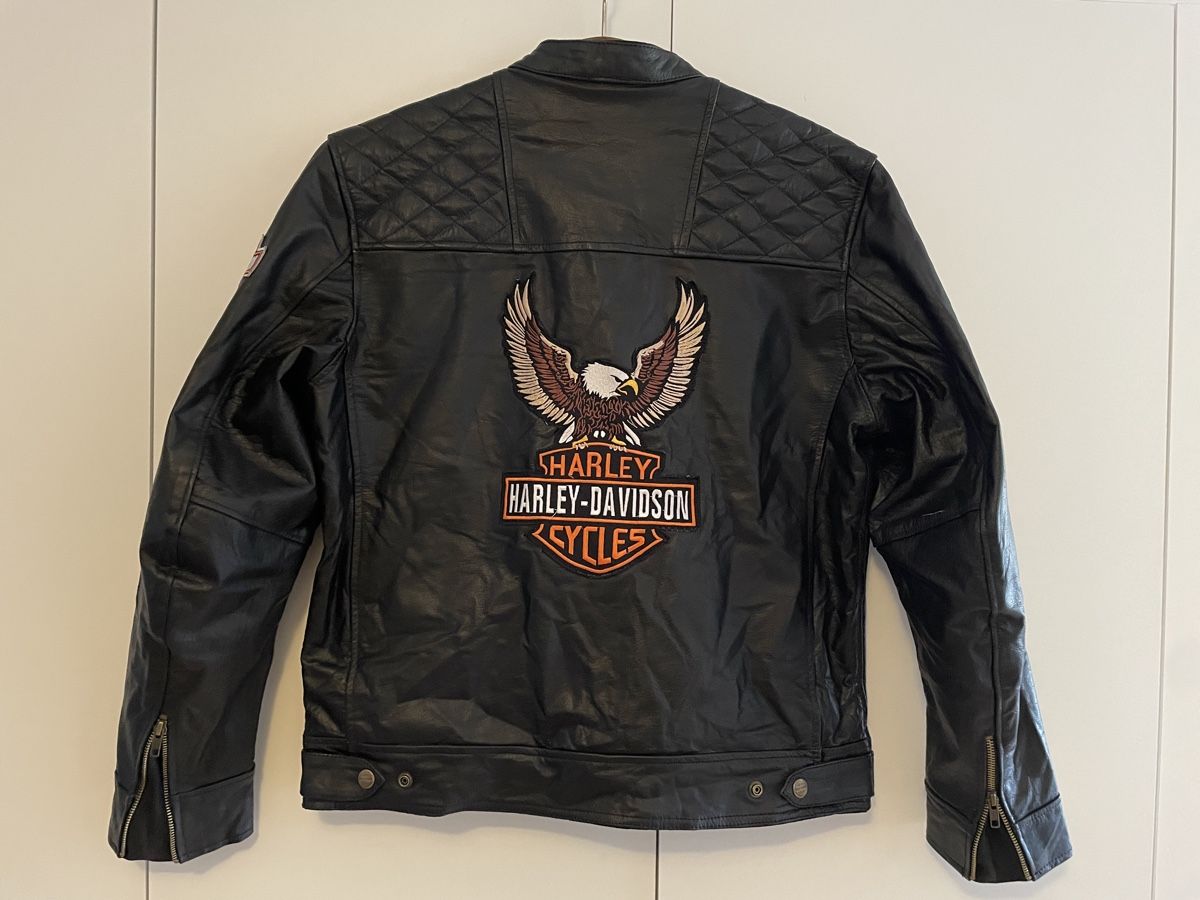 Harley-Davidson Giacche: Neue Harley Davidson Lederjacke Gr. M – Nuovo e nell'imballaggio originale da Ins venduto da creamo1 2