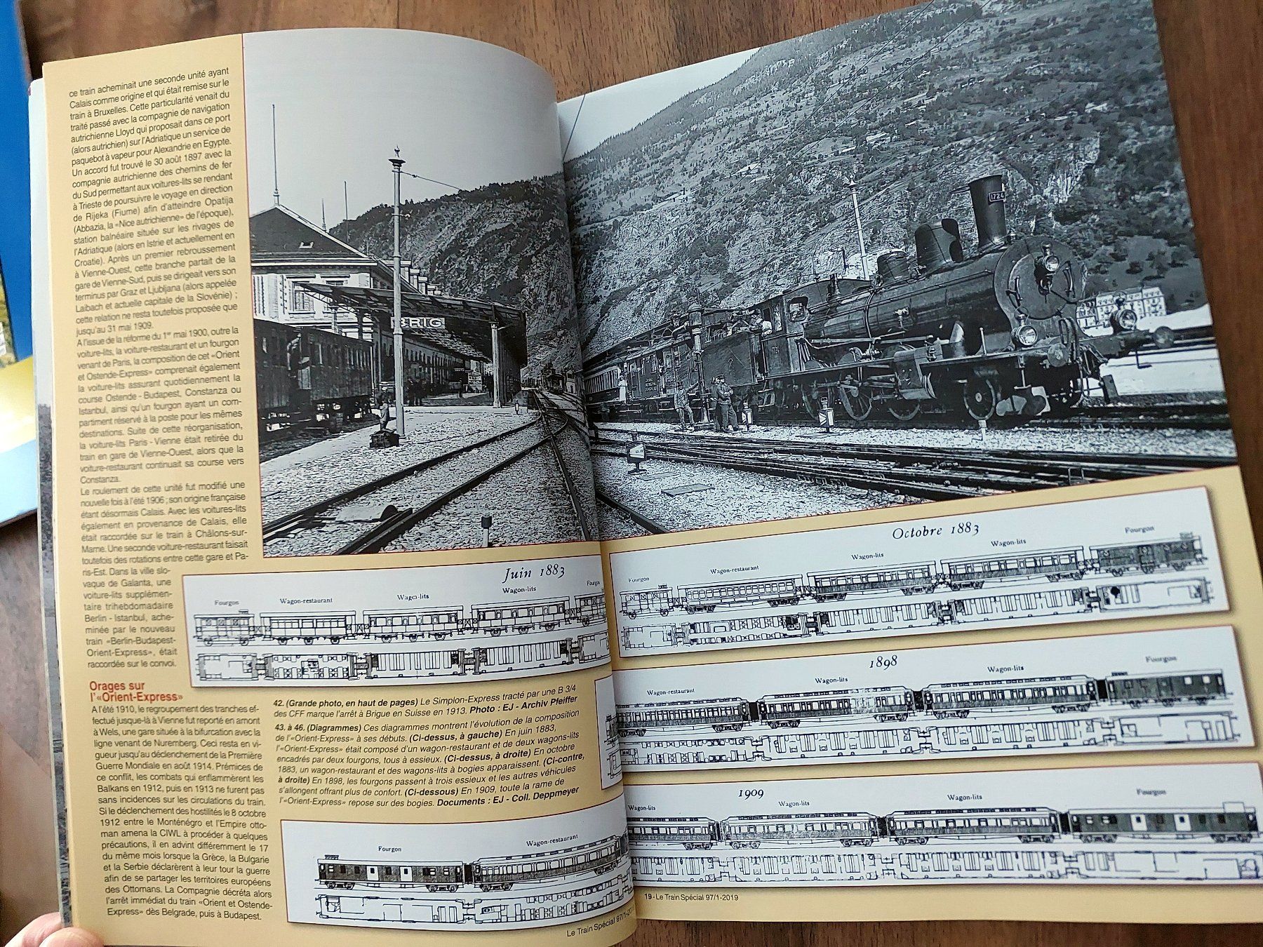 Riviste & Magazine: Le Train - Les Grands Trains Orient Express - CIWL – Usato da Schönenwerd venduto da Steidi 4