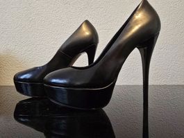 San Marina High Heels, Schwarz, Grösse 38. Top Zustand!