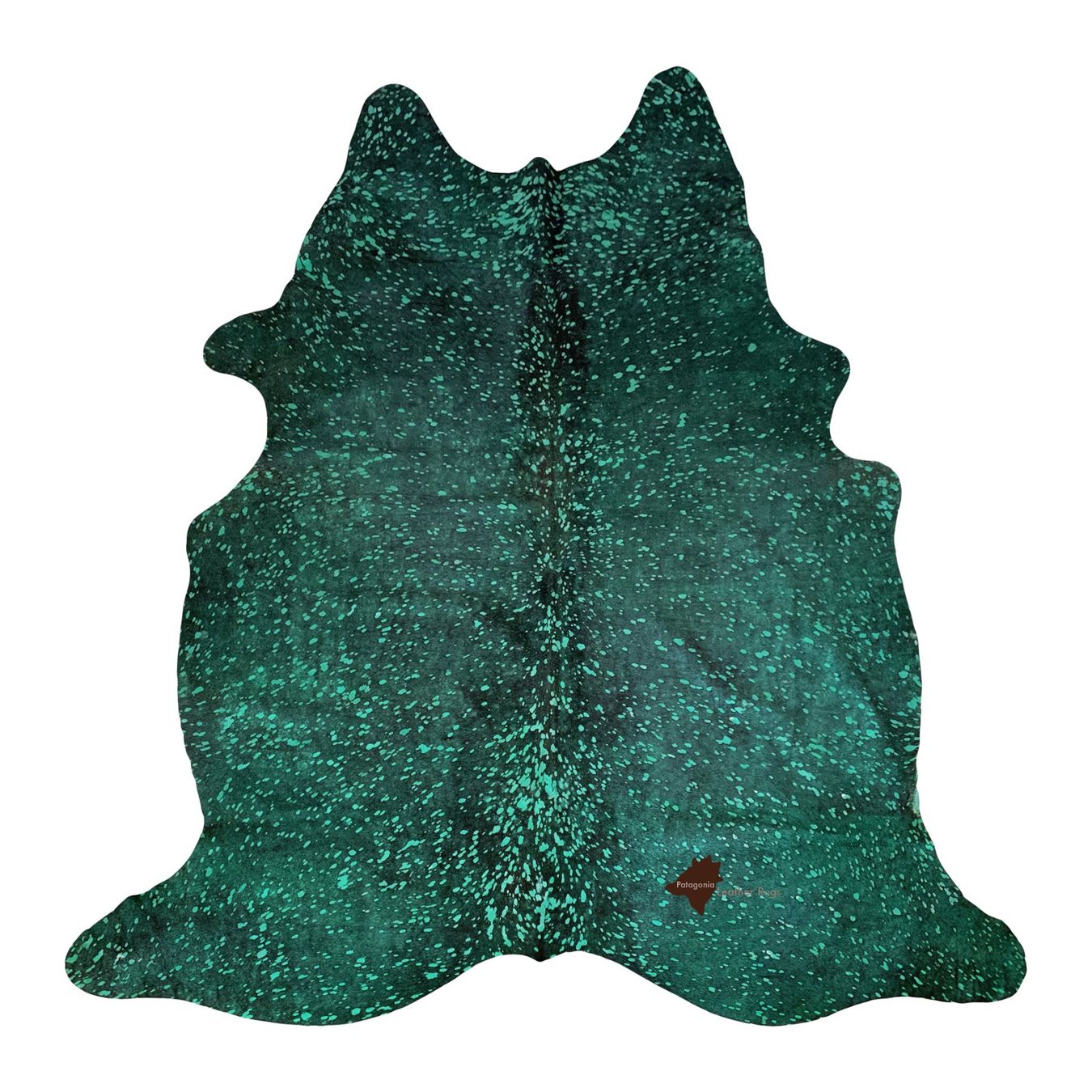 Tappeti: echtes Kuhfell Teppich Black/Green – Nuovo e nell'imballaggio originale da Arbedo venduto da patagonialeatherrugs