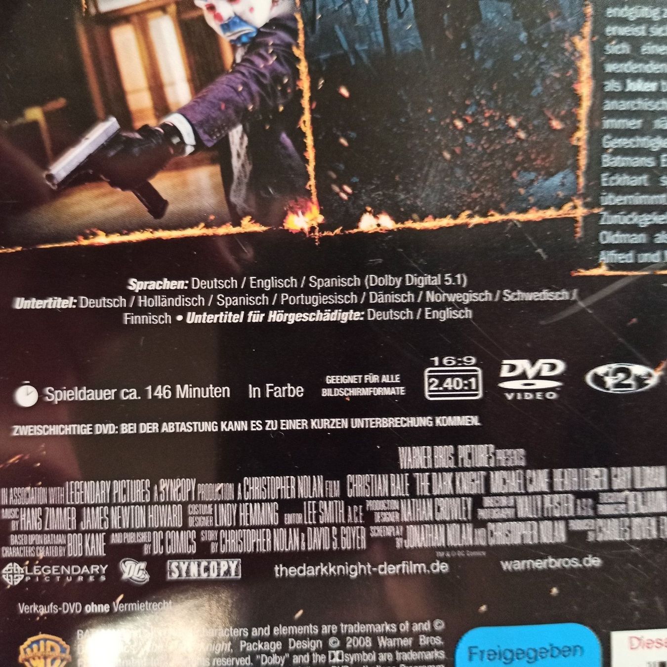 Tutti i DVDs: The dark knight – Usato da Dübendorf venduto da kb86_MOVIE 2