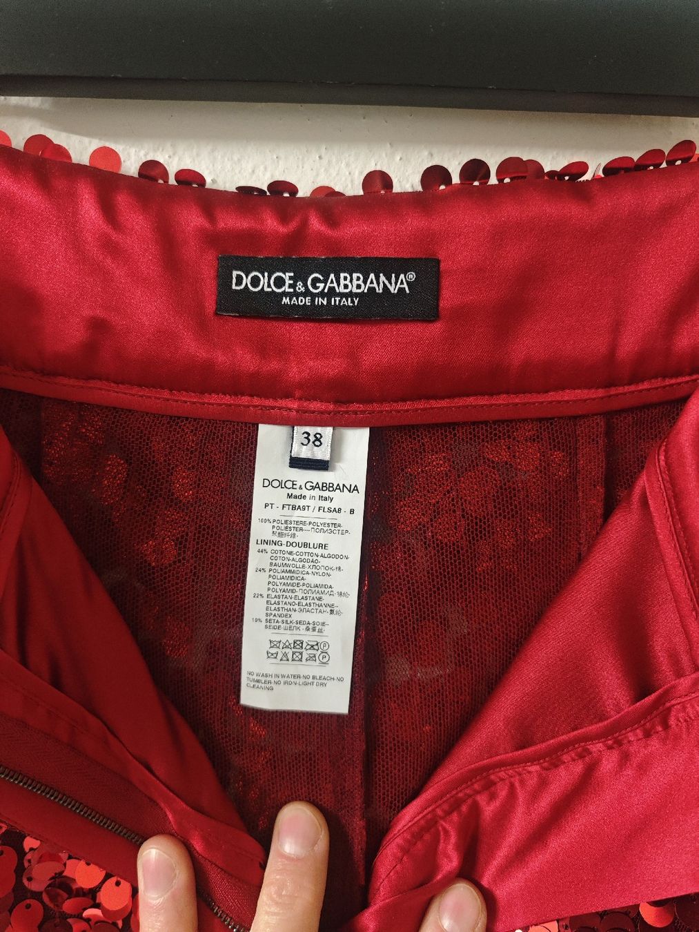 Dolce & Gabbana Pantaloni: DOLCE & GABBANA Pailettenhosen – Usato da Erlenbach ZH venduto da nlh 2