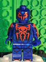 Minifigur Spider-Man 2099, Marvel. Kein Lego