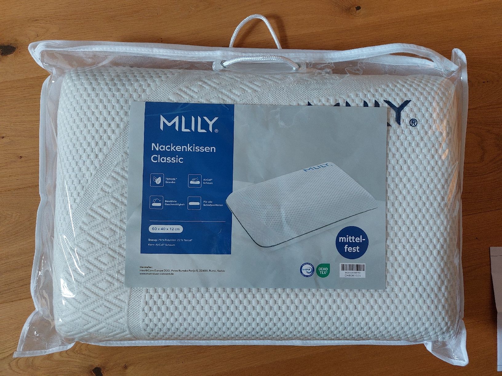 Cuscini: Nacken Kissen MLILY, neu – Nuovo e nell'imballaggio originale da Thun venduto da tin_5pm6