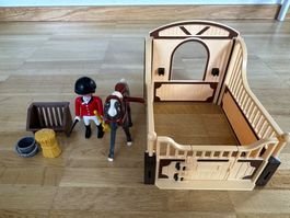 Playmobil Trakehner mit Pferdebox