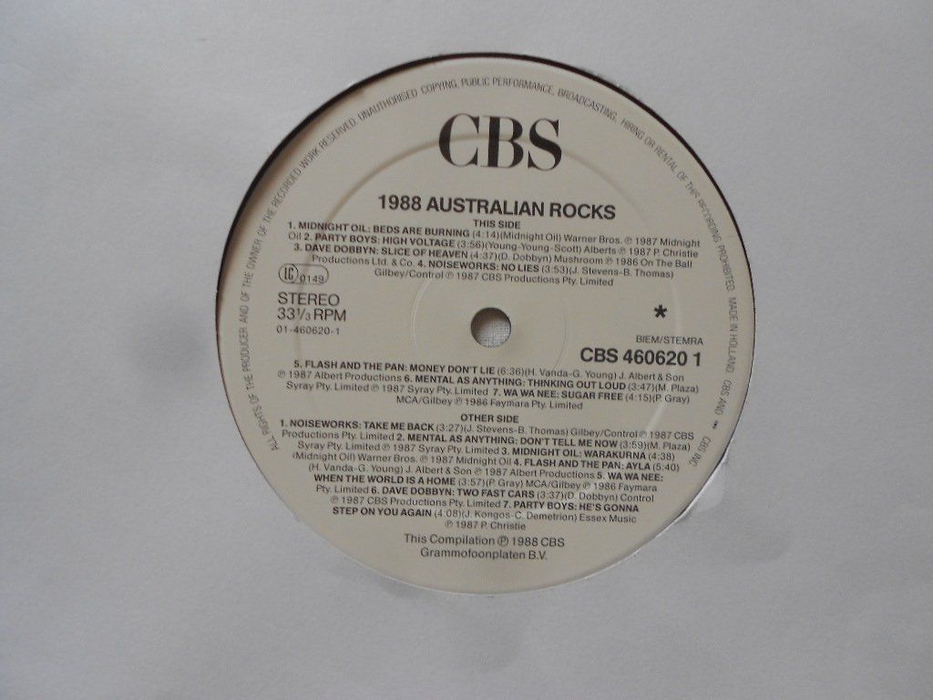 Dischi in vinile: 1988 AUSTRALIAN ROCK – Usato da Bex venduto da Giorgiob 6