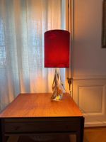 vintage, mid-century, St.Louis crystal table lamp