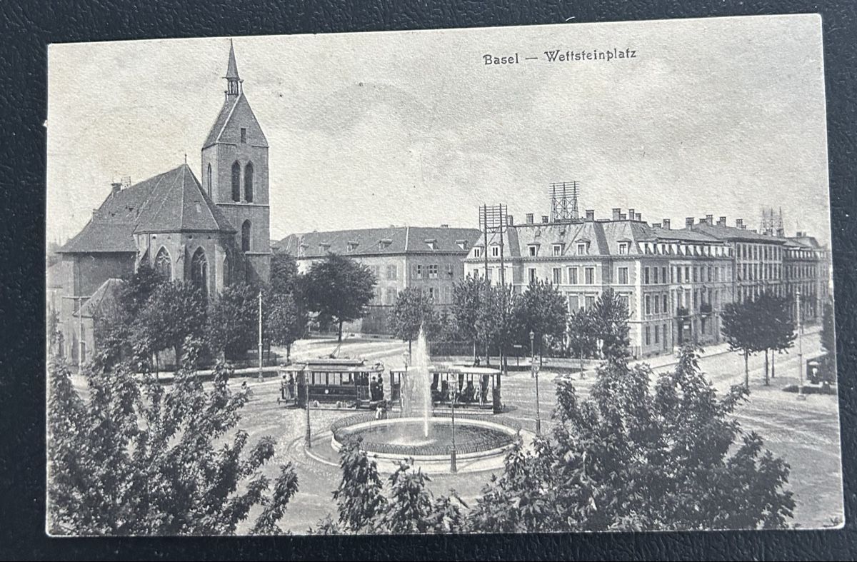 Cartes postales: Basel Wettsteinplatz 1906  – D'occasion à Horw par Tellbub