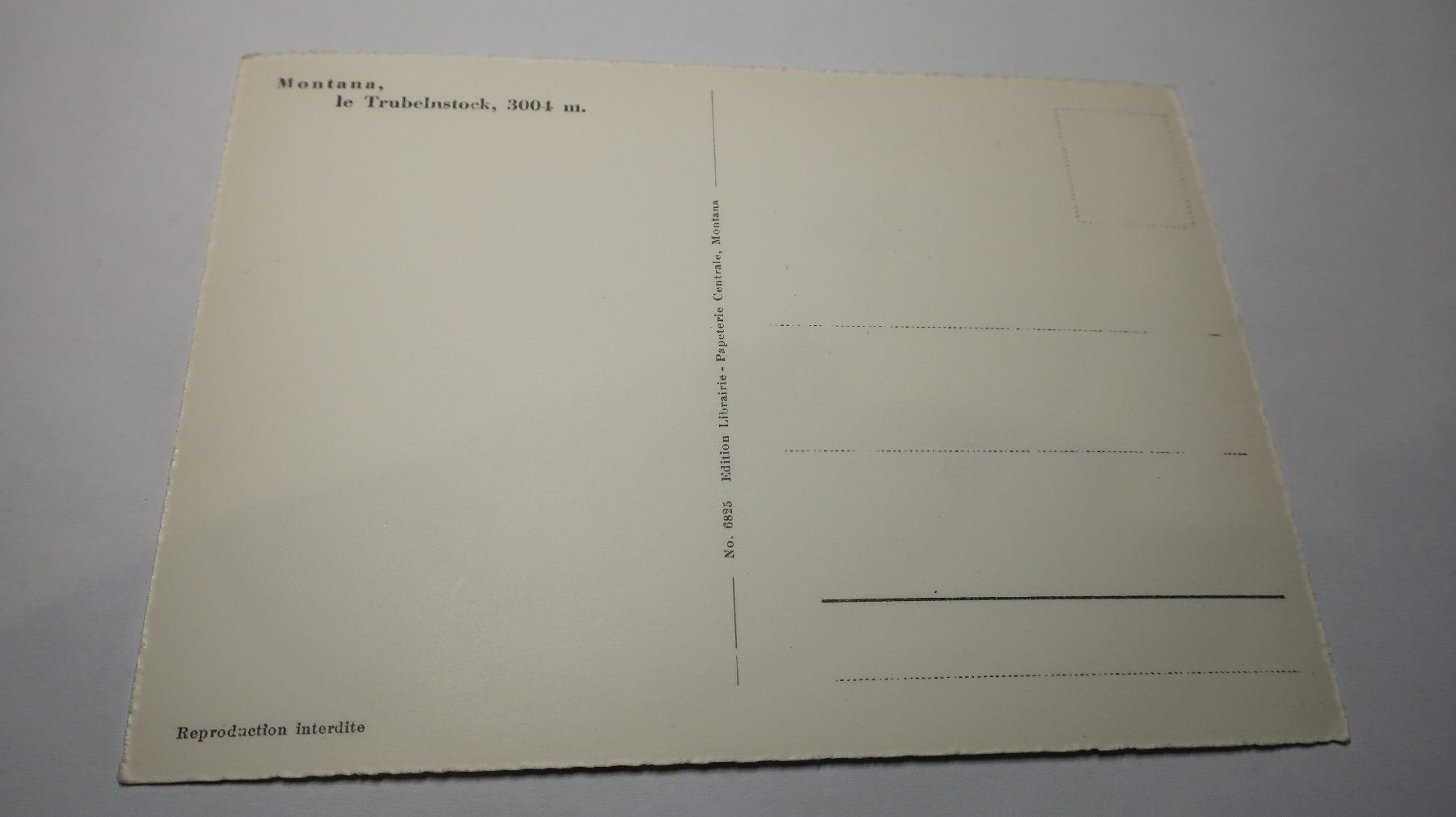 Cartoline postali: Montana Le Trubelnstock – Usato da Cormoret venduto da Pascalll2001 3