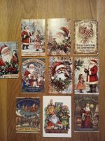 10 Weihnachtskarten nostalgisch Weihnachtsmotive neu