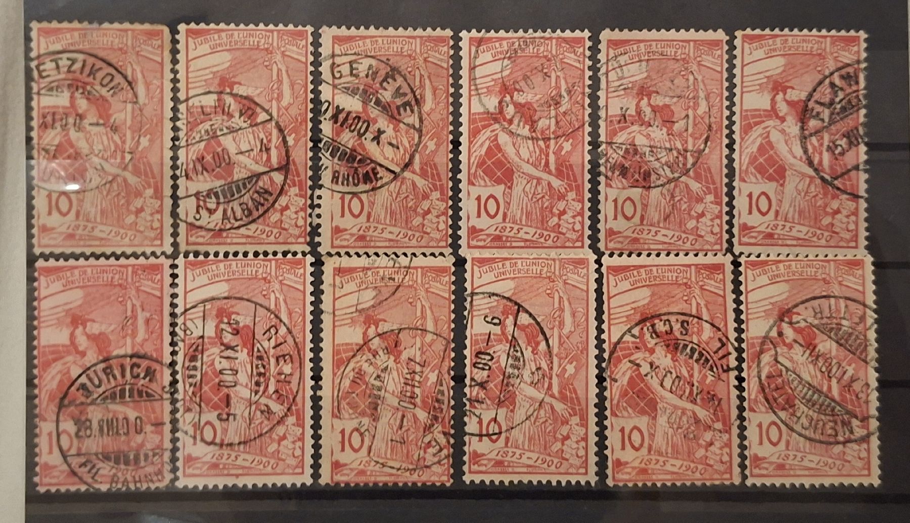Tous les timbres: UPU 77A / 77B 24Stk.  – D'occasion à Balgach par SIMEON27 1
