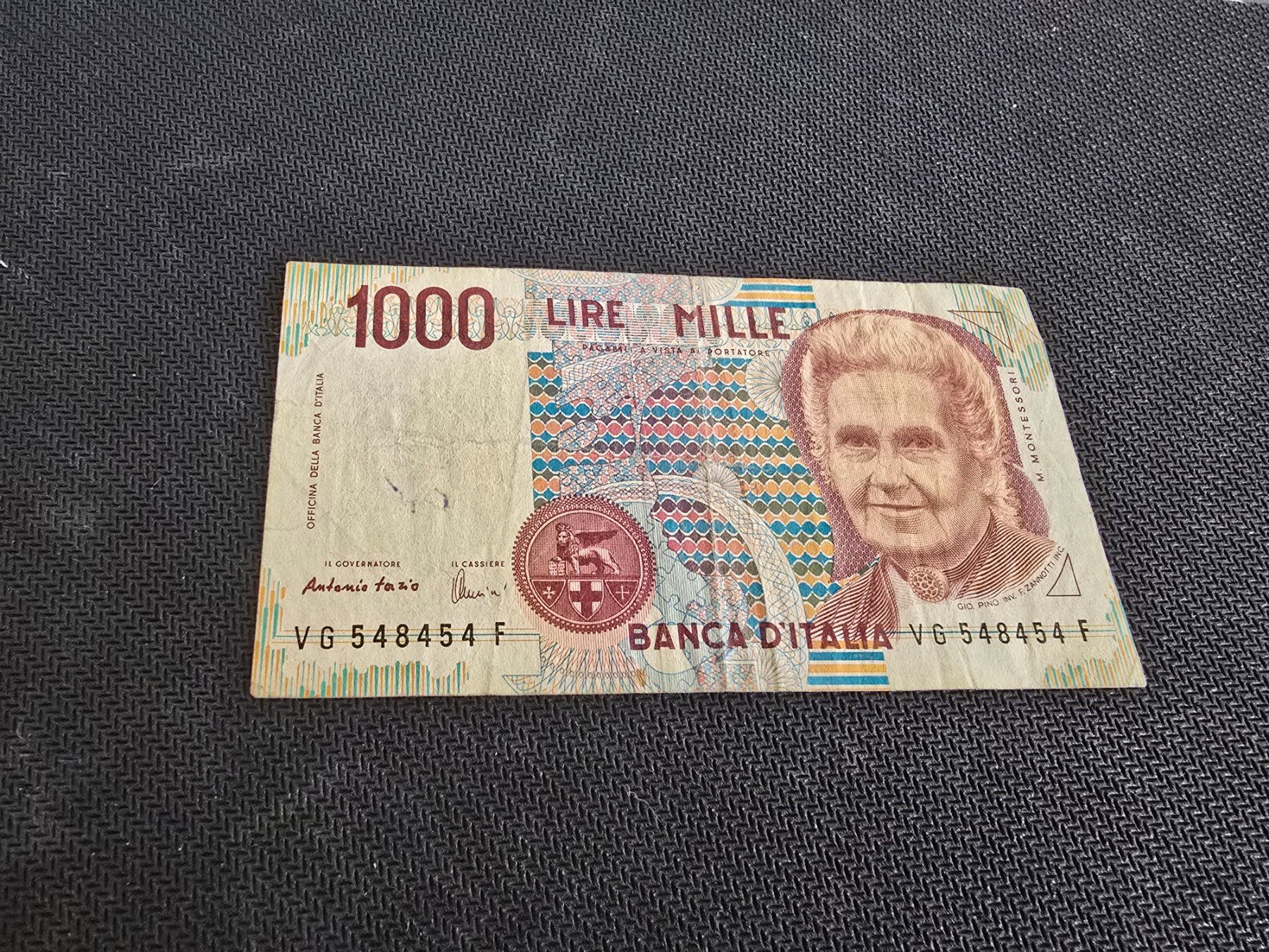 Banconote: Billet Italie 1000 – Usato da Petit-Lancy venduto da Minnie26