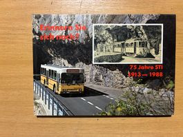 75 Jahre STI 1913-1988 mit Fotos (Saurer)