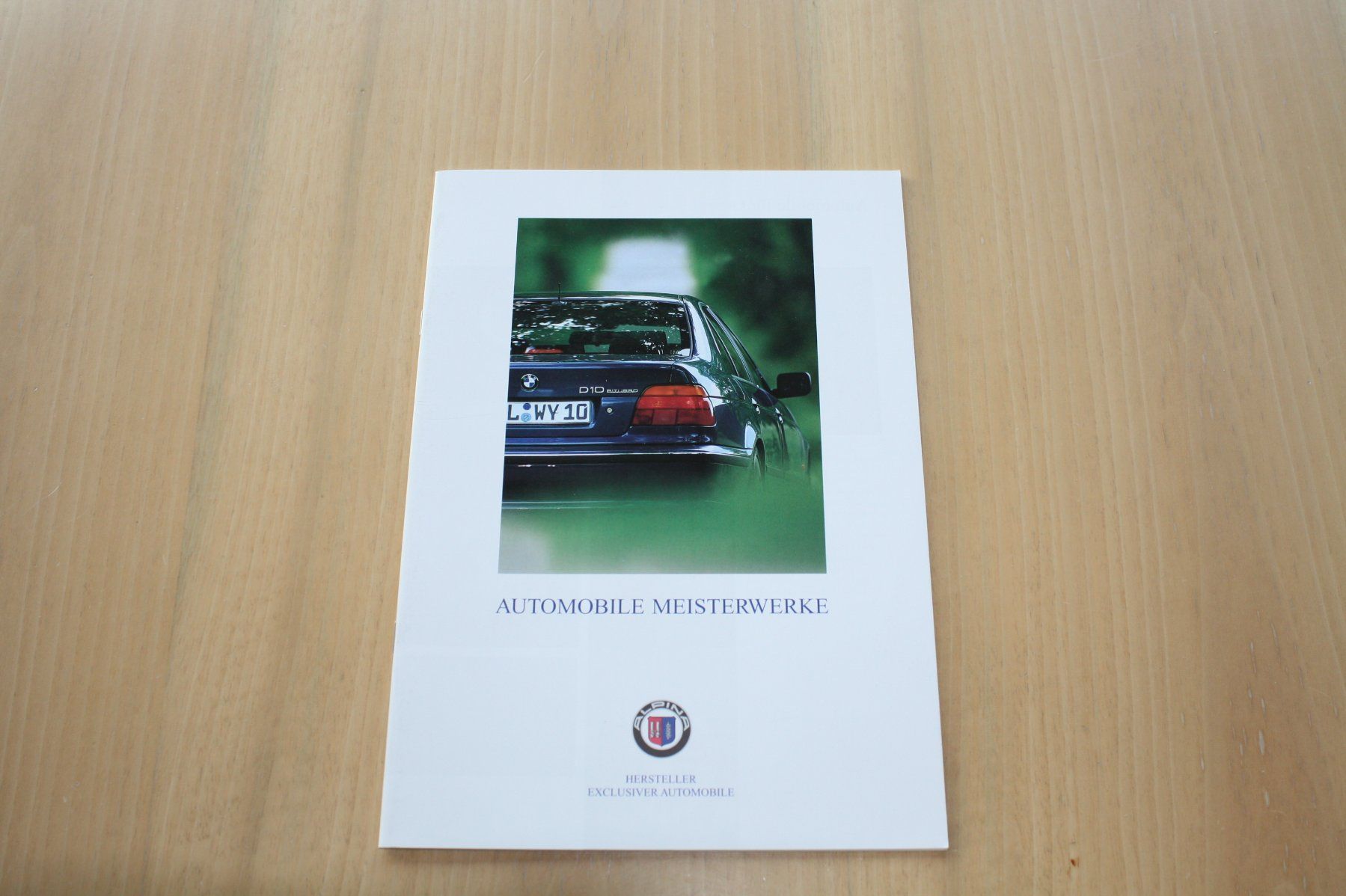 BMW Documenti: BMW Alpina Programm Prospekt 2000 – Usato da Wikon venduto da erwin400