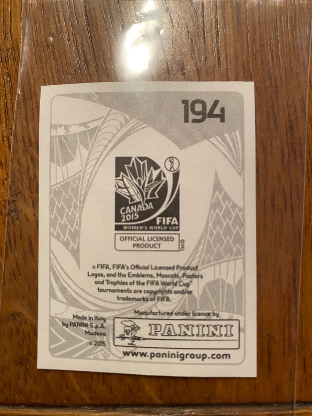 Panini Carte collezionabili: WM 2015 – Nuovo (secondo la descrizione) da Abtwil SG venduto da Zwiebi 1