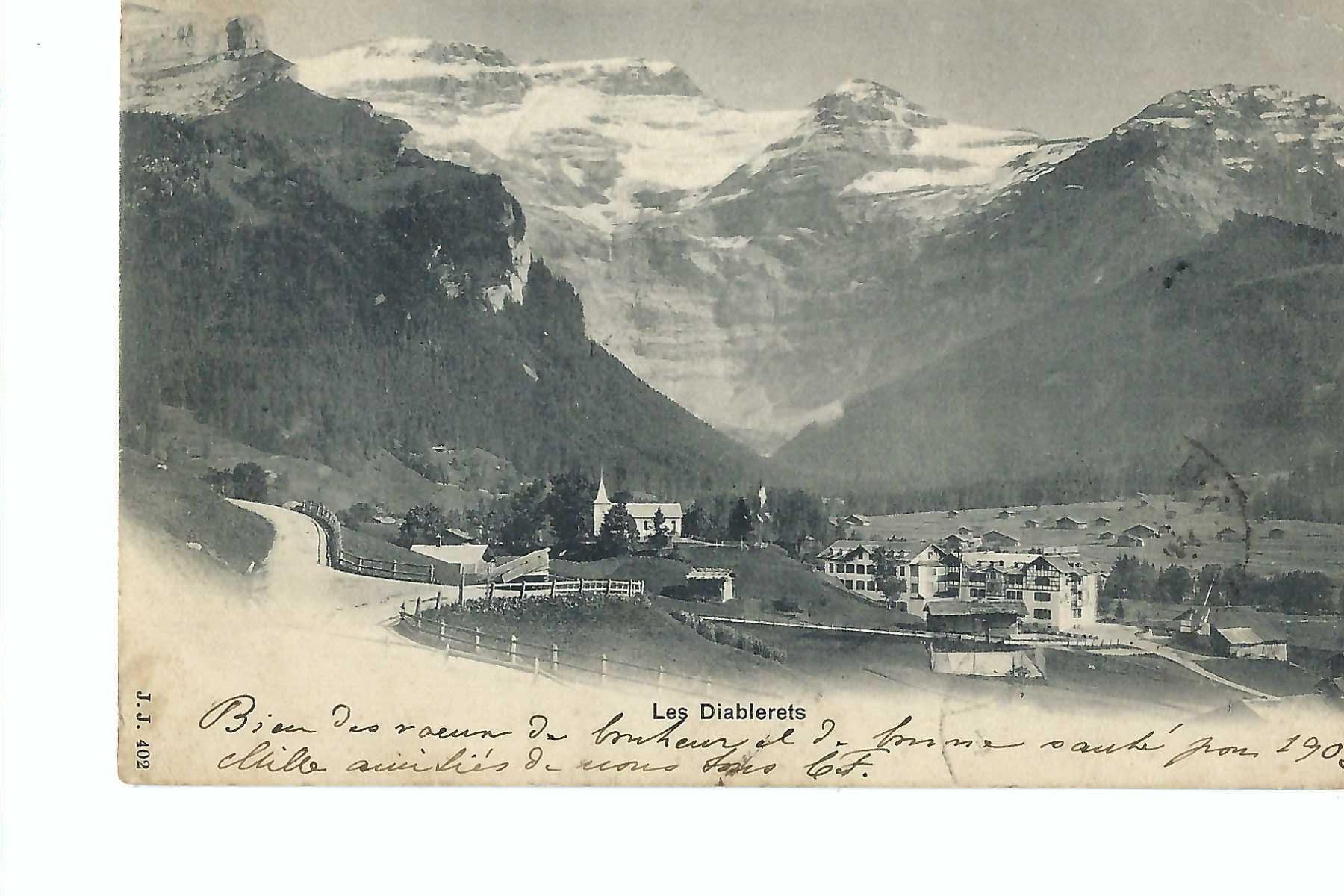 Cartes postales: Les Diablerets, Vaud; 1901 – D'occasion à Thun par 44wart