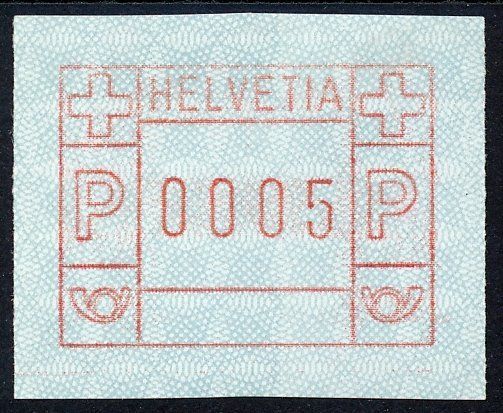 Alle Briefmarken: ATM 6II Farbton Rotorange ** postfrisch – Neu (gemäss Beschreibung) aus Luzern von atms
