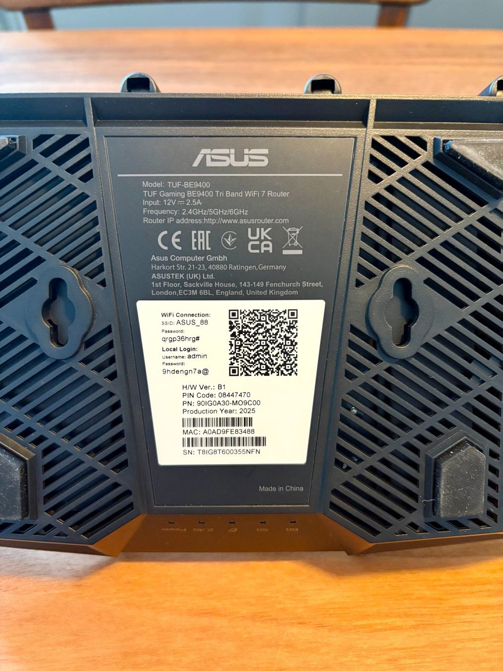Asus Modem & Router: ASUS - TUF Gaming BE9400 - Router – Usato da Zürich venduto da SL84 1