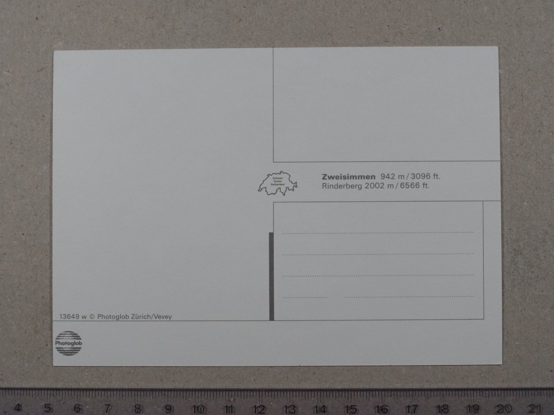 Cartoline postali: Zweisimmen, Rinderberg, Winter, Ski – Usato da Lenzburg venduto da fh1 1