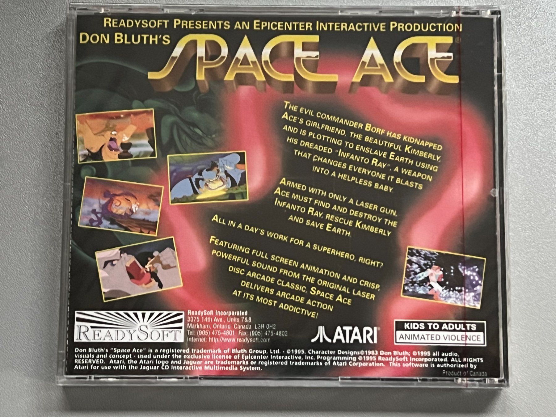 Atari Spiele: Space Ace - Atari Jaguar CD – Neu und originalverpackt aus Rivera von poweradem05 1