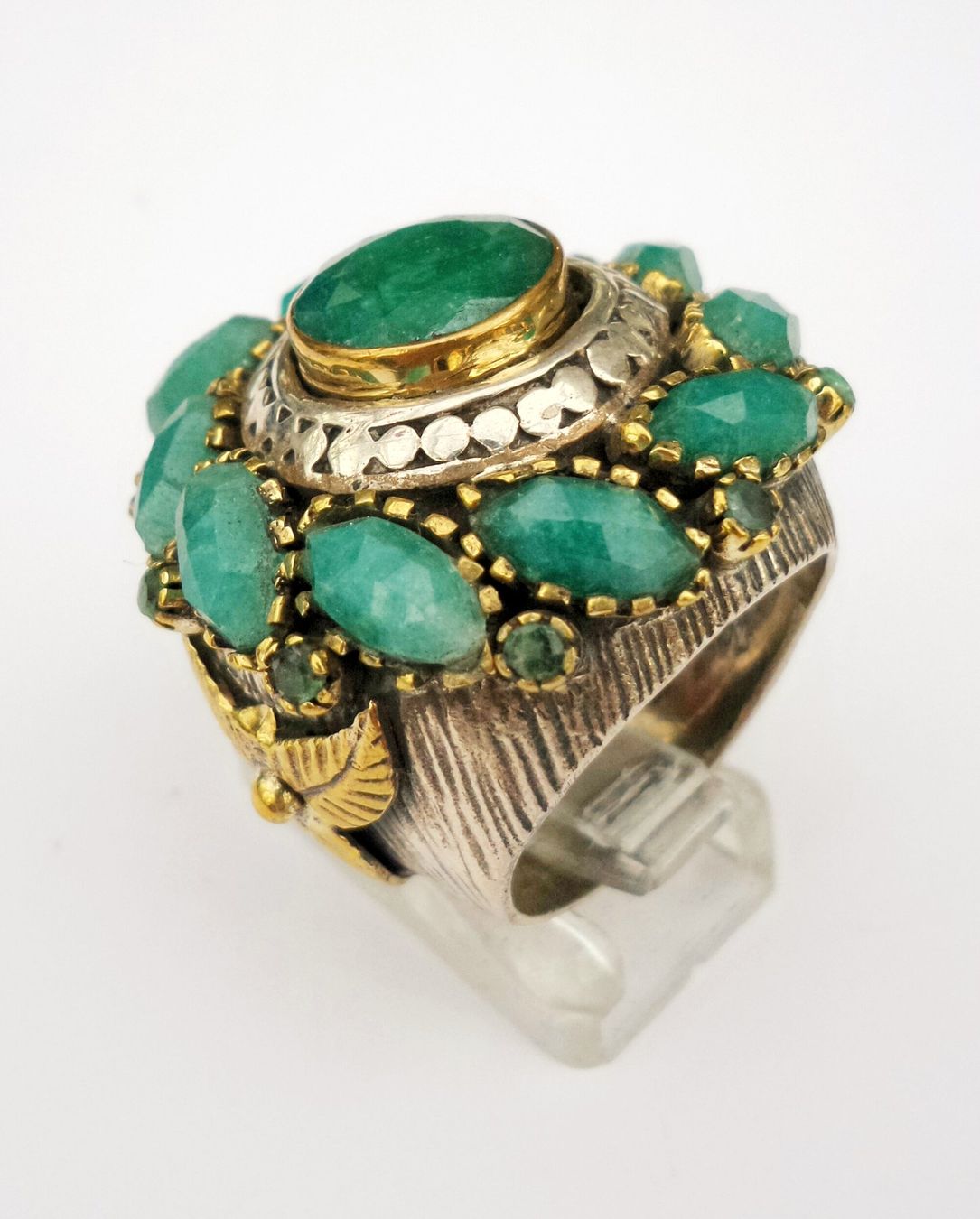 Bagues: Smaragd Fingerring – Neuf (Voir description) à Zürich par benedikt12 1