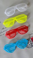 Bunte Partybrillen im 4-er Set // Festival Style
