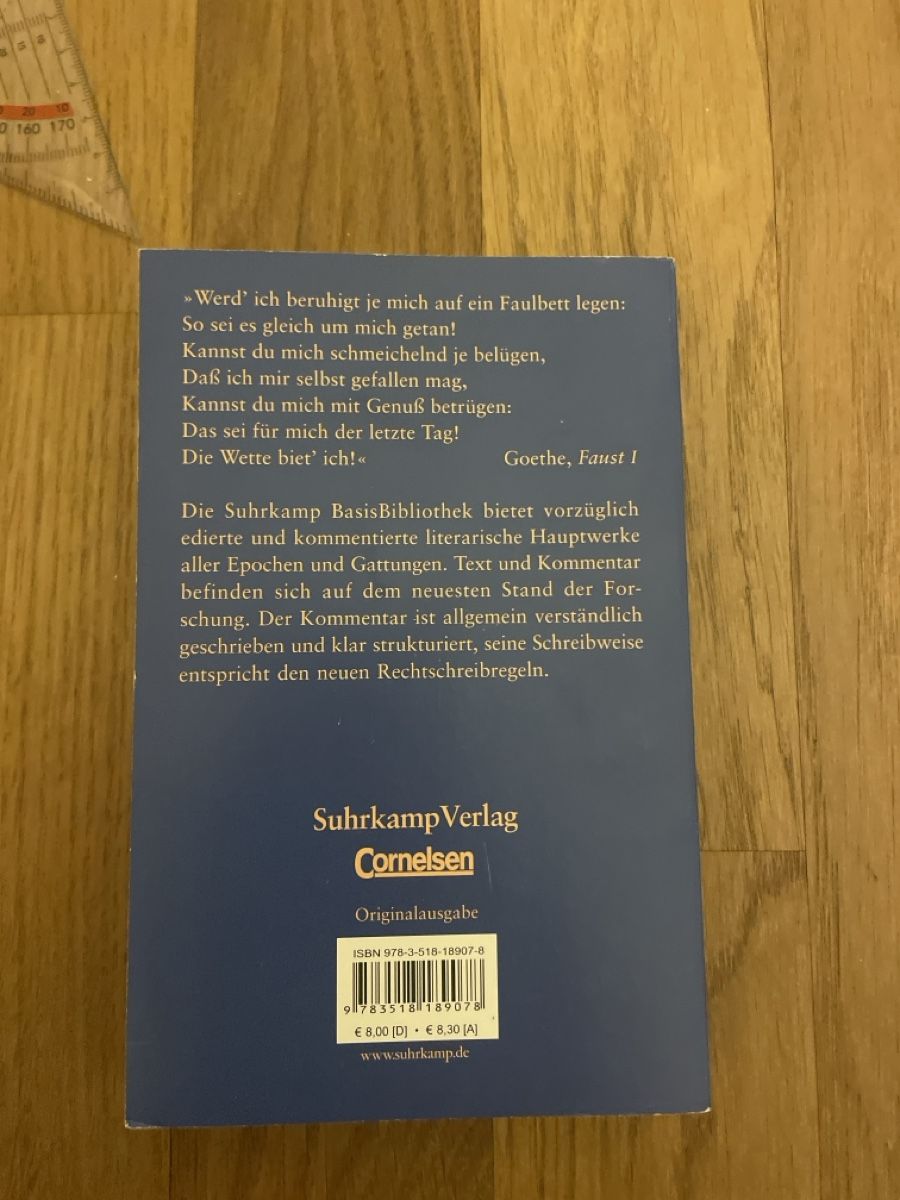 Libri: Goethe- Faust I – Nuovo (secondo la descrizione) da Cham venduto da livvv 1
