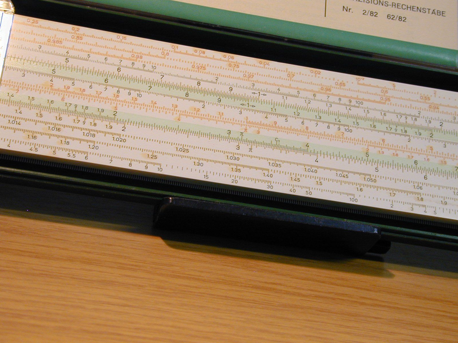 Faber-Castell Calcolatrici tascabili: FABER-CASTELL RECHENSCHIEBER 2/82 DUPLEX – Nuovo (secondo la descrizione) da Oberursel venduto da swinger-ecki 6